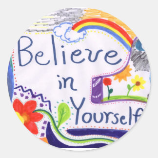 Creer en ti mismo Pegatinas motivacionales