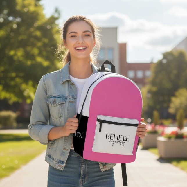 Creer En Tu Propia Mochila (Empower someone special with this, "Believe in yourself" personalized backpack! )