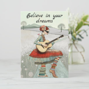 Creer en tu tarjeta de felicitación Dreams