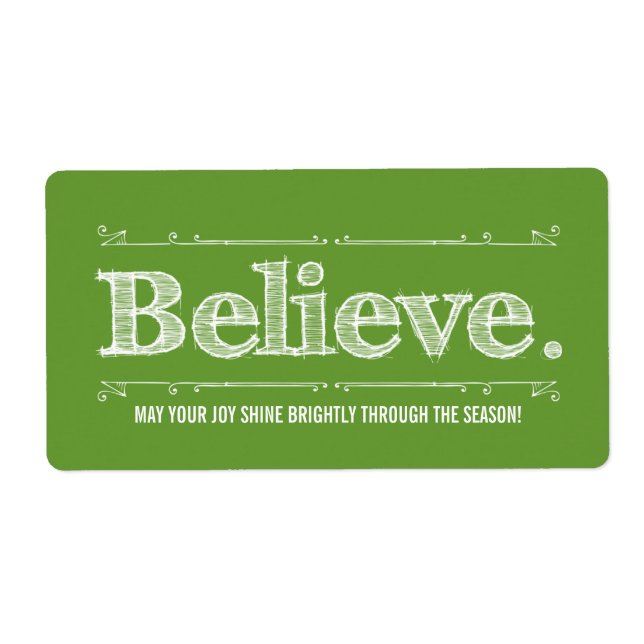 Creer etiqueta de regalo o de artesanía casera de  (Frente)