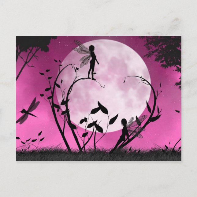 Creer la postal del hada de luna (Anverso)