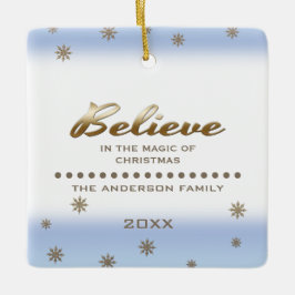 Creer. Ornamentos navideños de foto personalizado