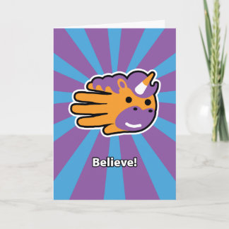 Creer que los Unicornios son una verdadera tarjeta