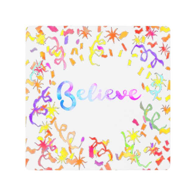 Creer tipografía acuarela arte confetti (Anverso)