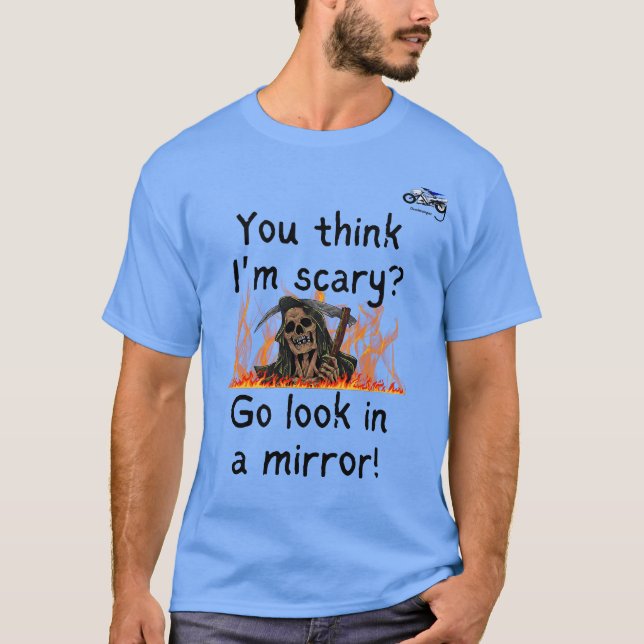 ¿Crees que soy una camiseta aterradora? (Anverso)