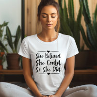 Creía Que Podía... Camiseta de confirmación