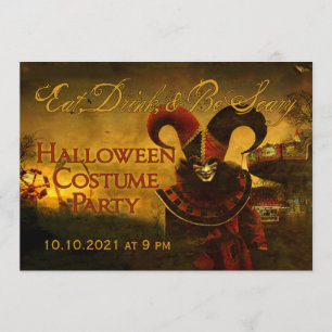 Creíble invitación a la celebración de Halloween d