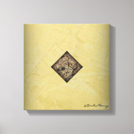 Crema De Calabaza Y Arte Moderno De Pollock Negro