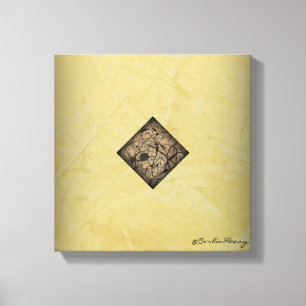 Crema De Calabaza Y Arte Moderno De Pollock Negro