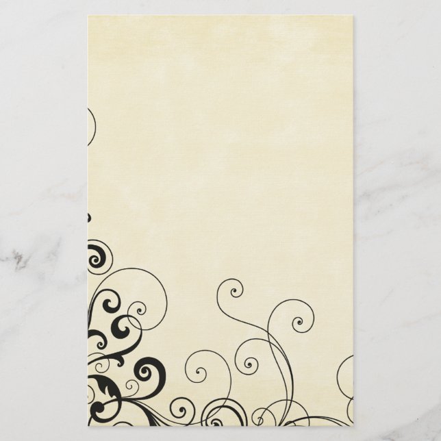 Crema de diseño con papel de barrido negro (Anverso)