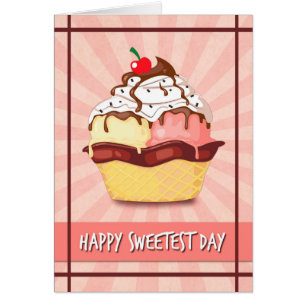 Crema de hielo de doble escote con cereza para el