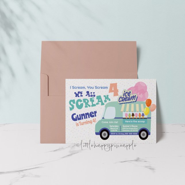 Crema de hielo que gritas invitaciones para el cua (Subido por el creador)