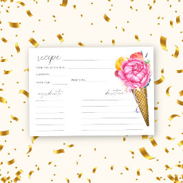 Crema de hielo - receta para ducha de novia