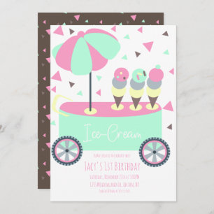 Crema de hielo Stand Confetti dulce fiesta de cump