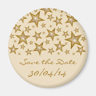 Crema de imán de refrigerador "Save the Date" de l