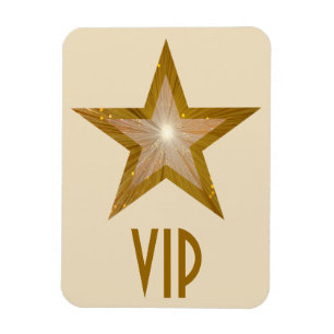 Crema de imán flexible "Gold" Star "VIP"