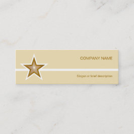 Crema de la tarjeta de visita de la línea blanca G