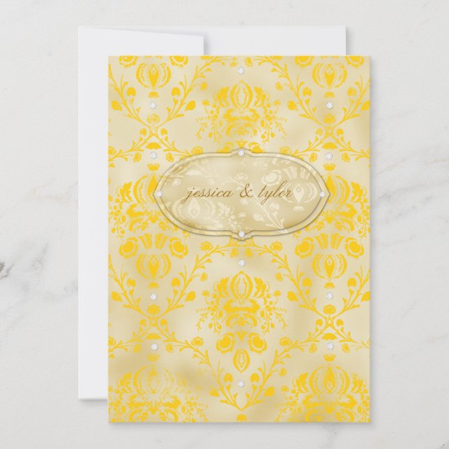 Crema dulce del limón de la invitación el | de la (Anverso)