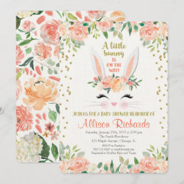 Crema Pascua del melocotón de la invitación de la