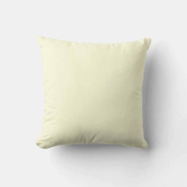 crema sólida de almohada blanca, amarillo pálido (Anverso)