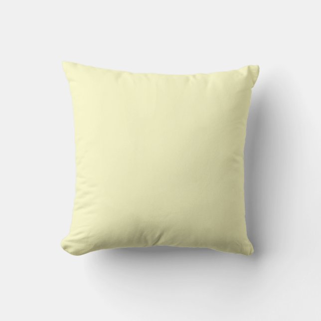 crema sólida de almohada blanca, amarillo pálido (Anverso)