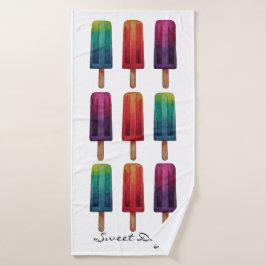 Cremas de hielo acuáticas cúrcules popsicas