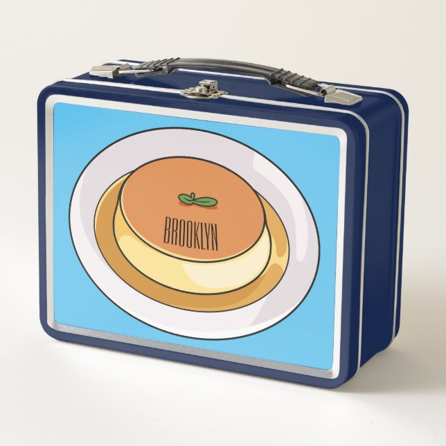 Creme caramel personalizado ilustracion (Anverso)
