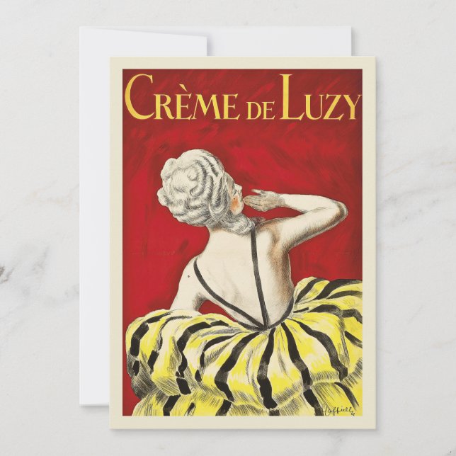 Crème De Luzy | Leonetto Cappiello (Anverso)