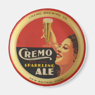 Cremo que elabora cerveza el imán chispeante de l