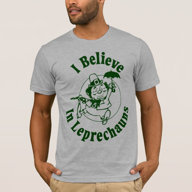 Creo en camisa de los Leprechauns (Anverso)