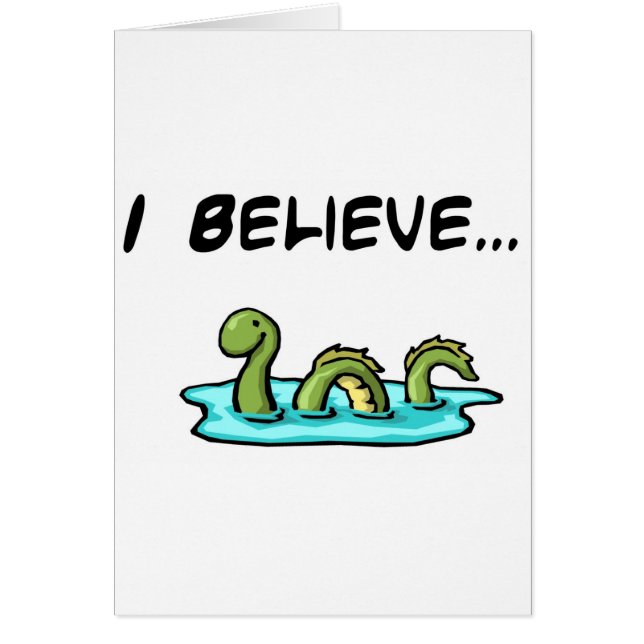 Creo en el monstruo de Loch Ness (Frente)