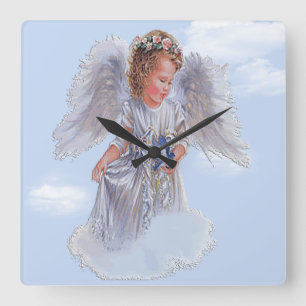 Creo en el reloj de pared de Angels Square