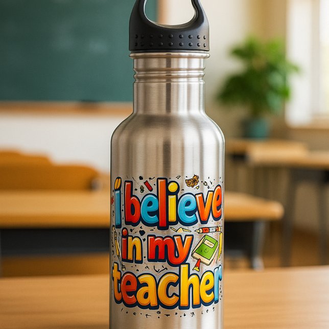 Creo en la botella de agua de mi profesor - Inspir (Subido por el creador)