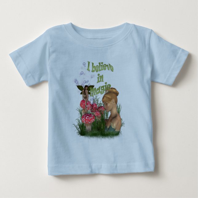 Creo en la camiseta de bebé mágica (Anverso)