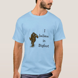 Creo en la camiseta de Bigfoot
