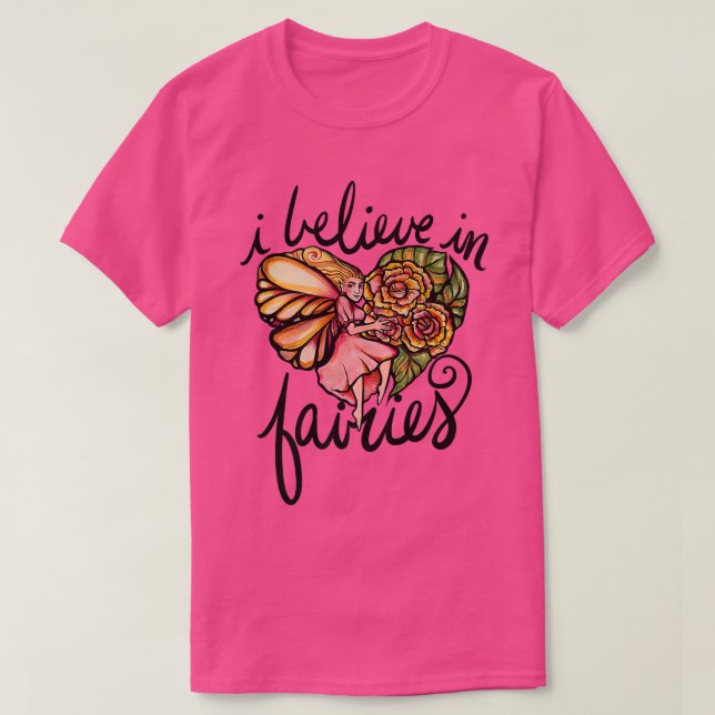 Creo en la camiseta de Fairies (Diseño del anverso)