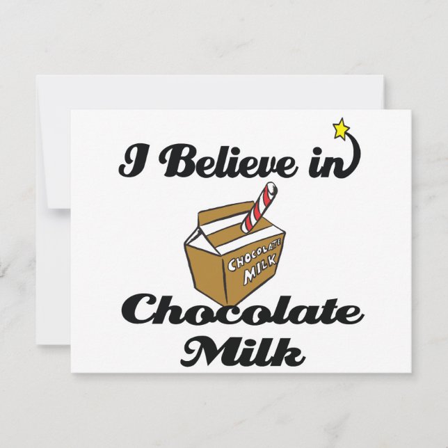 creo en la leche de chocolate (Anverso)