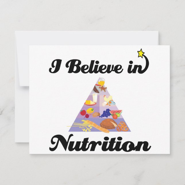 creo en la nutrición (Anverso)