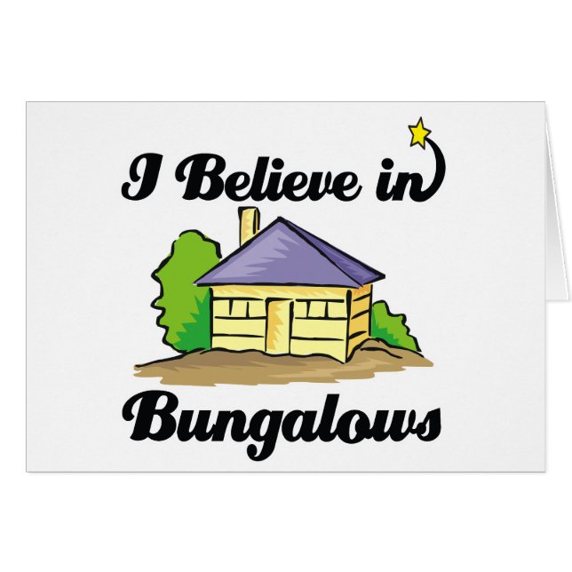 creo en los bungalows (Anverso (Horizontal))