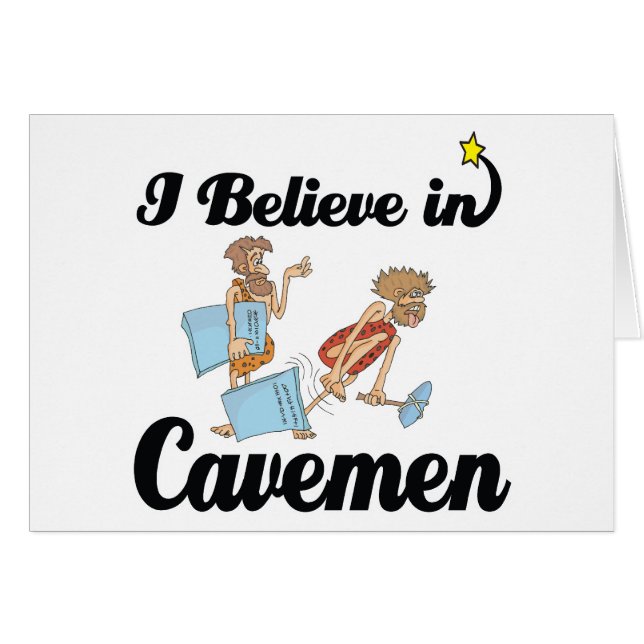 creo en los hombres de las cavernas (Anverso (Horizontal))