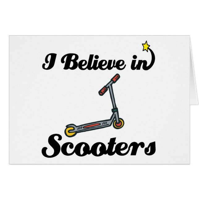 creo en los scooters (Anverso (Horizontal))
