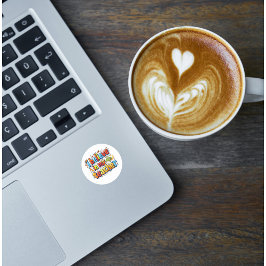 Creo en mis pegatinas de aprecio de profesores