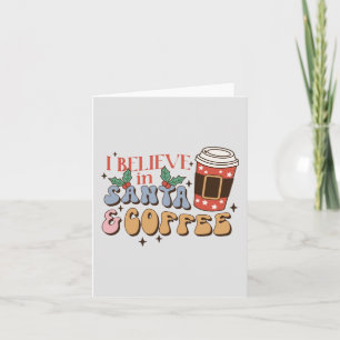Creo en Santa y el café Navidades Latte