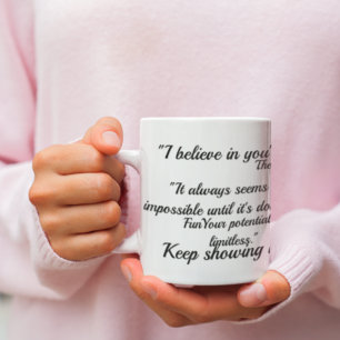 Creo en ti - Taza motivacional de cerámica - Dail