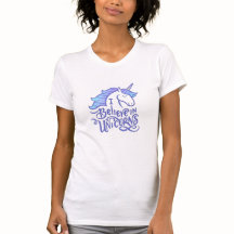 Creo en Unicornios Sticker diseño de camiseta