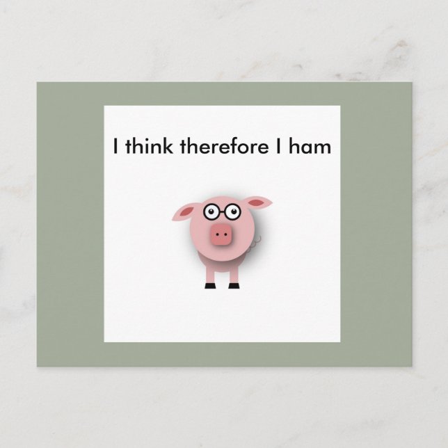 Creo que por lo tanto no me gusta la postal (Anverso)