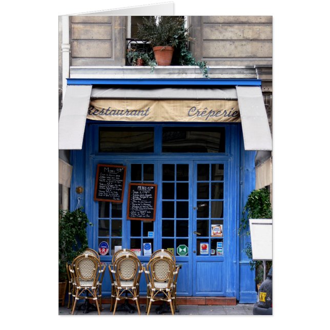crêperie bleu - Postcard from Paris6 (Frente)
