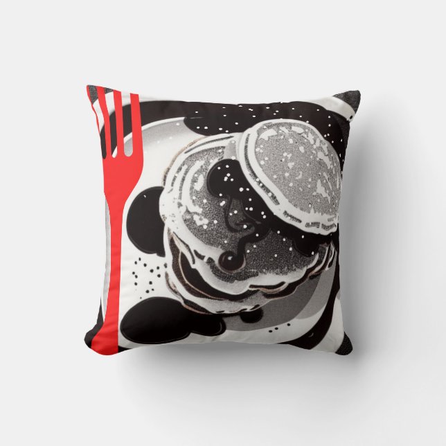 Crepes y Cojín decorativo de horquilla (Anverso)