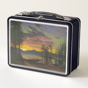 Crepúsculo, el lago Tahoe, c.1870s (aceite en