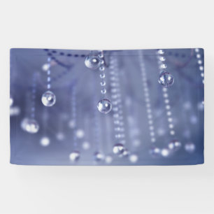 Crepúsculo en la pancarta de cristal